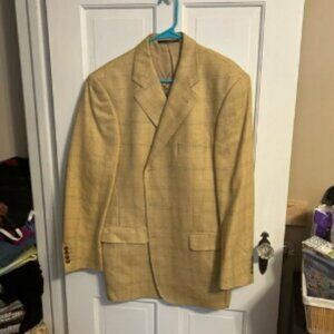 EDUARD DRESSLER Mens Wool Silk Blazer / Jacket